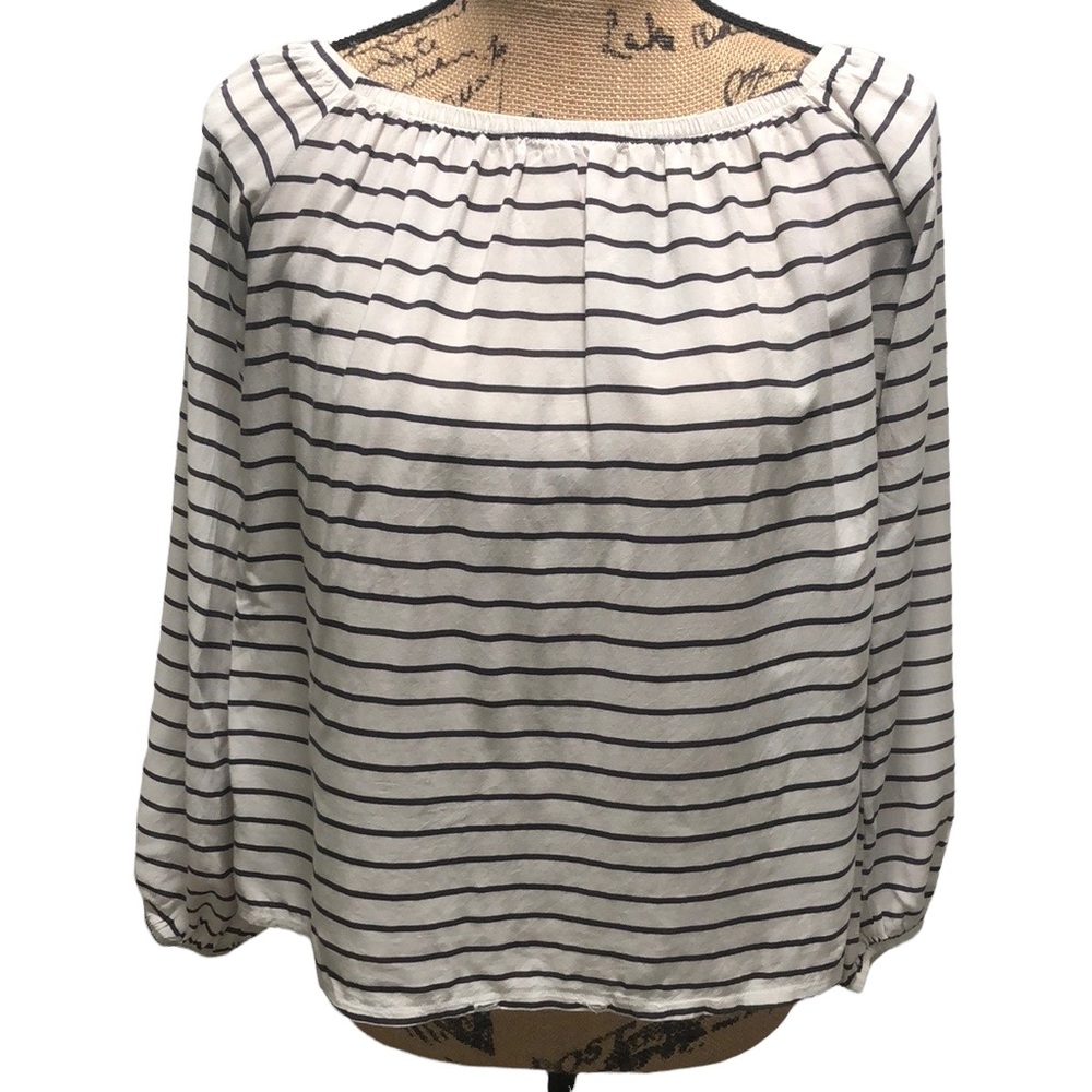 {Altar'd State} Striped Boatneck Blouse